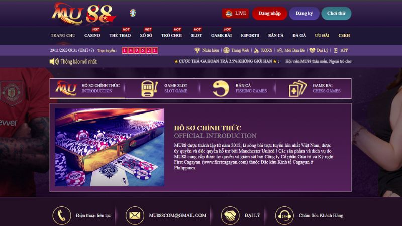 Thiết kế giao diện trang web của Ok365 rất chu đáo - Ok365