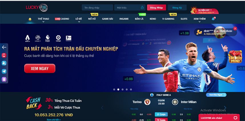 Tiền thưởng đăng ký cấp Win23 trị giá 88k - Hướng dẫn đăng ký tài khoản chi tiết - Win23